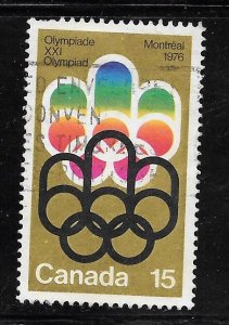 Canada #624 Used