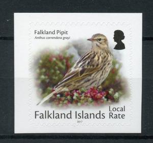 Falkland Islands Small Birds on Stamps 2017 MNH Local Rate Pipit 1v S/A