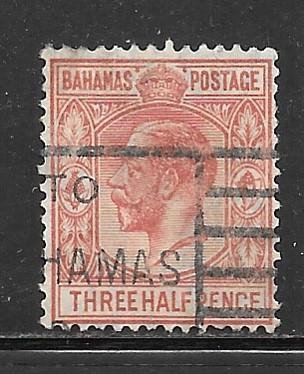 Bahamas 73: 1.5d George V, used, F-VF