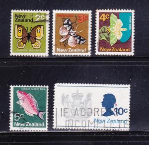 New Zealand 440, 442-444, 449 U Various (E)