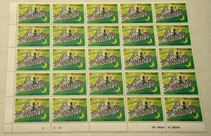 6 Sierra Leone DISNEY Space Ark Fantasy Topical Stamps Postage Blocks MINT NH