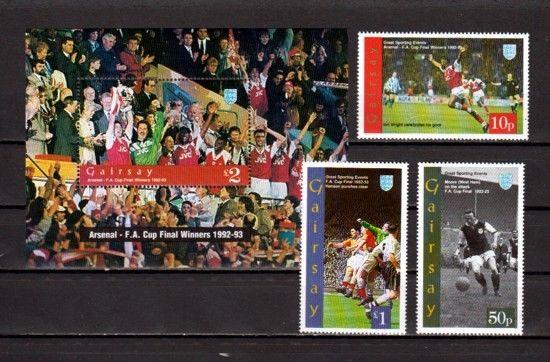 Gairsay, 1993 Scotland Local issue. Soccer Champions set & s/sheet. ^