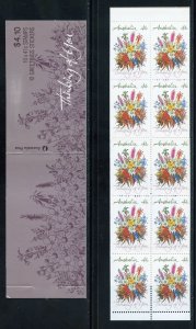 Australia 1164a MNH, (41c)Thinking of You Booklet from 1990.