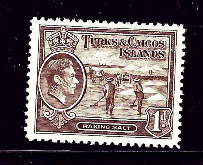 Turks and Caicos 80 MH 1939 Raking Salt