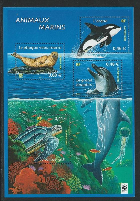 France 2895a 2002 Marine Life s.s. MNH