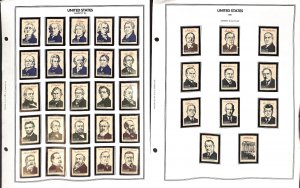 United States Stamp Collection on 44 Pages, Mint Between #1921-4209