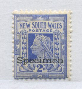 New South Wales 2 1/2d overprinted SPECIMEN unmounted mint NH