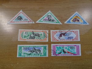 Mongolia  #  182-88  used