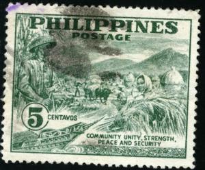 PHILIPPINES #554, USED- 1951 - PHILIP008