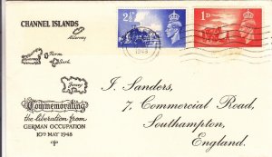 1948, Great Britain: Channel Islands Liberation Fm Germany, FDC (HS359)