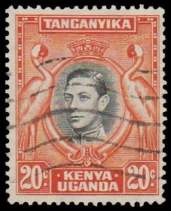 BRITISH EAST AFRICA KENYA UGANDA AND TANGANYIKA 1941. SCOTT # 74d. USED. # 1