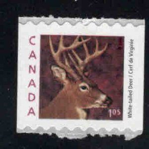CANADA Scott 1881  self adhesive White Tailed Deer Coil stamp