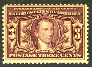 U.S. #325 MINT OG LH