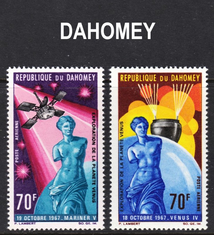 Dahomey Scott C67-68 F to VF mint OG NH.