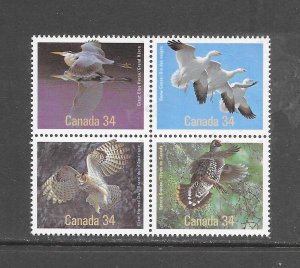 BIRDS - CANADA #1098a (2) MNH