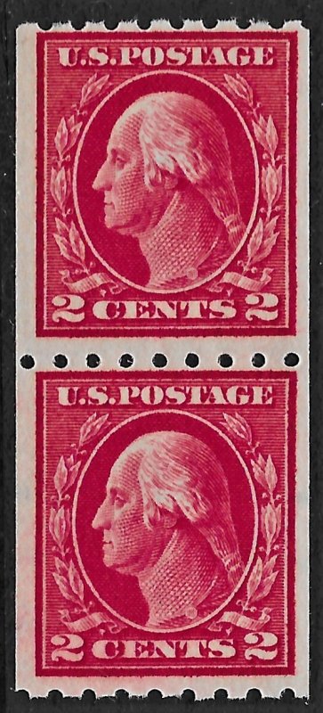 US 1912 Sc. #411 NH pair, Cat. Val. $55.00.