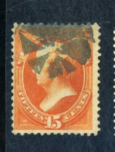 U.S. #163 USED FVF CAT $150