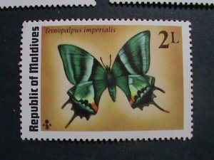 MALDIVES COLORFUL BEAUTIFUL LOVELY BUTTERFLY-KITES MNH SET VERY FINE