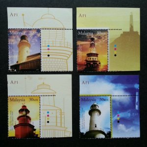 *FREE SHIP Historical Buildings Lighthouse Malaysia 2004 Marine (stamp color MNH