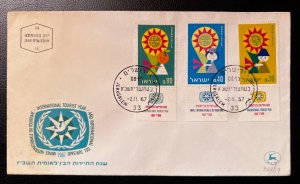ISRAEL. 1967. SG369/371. First Day Official Envelope (SPD/FDC)-