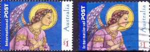 AUSTRALIA 2005 $1 Christmas Pair (Self Adhesive & Normal) SG2572 FU