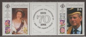 Seychelles Scott #724a Stamps - Mint NH Pair