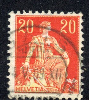 Switzerland # 132, Used. CV $ 1.55