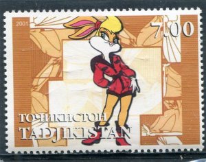 Tajikistan 2001 BUGS BUNNY Characters 1 value Perforated Mint (NH)