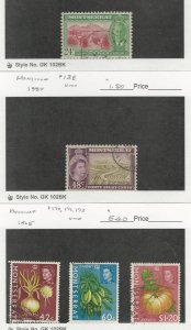 Montserrat, Postage Stamp, #122, 138, 170, 172, 173 Used, 1951-65, JFZ