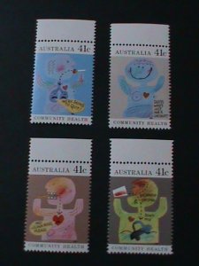 ​AUSTRALIA-SC#1170-3 COMMUNITY HEALTH-MNH VF-LAST ONE WE SHIP TO WORLD WIDE