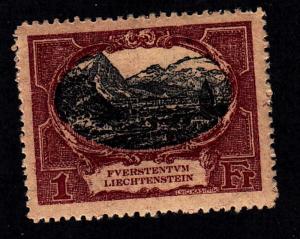 Liechtenstein, #69, Unused, hinged, CV$57.50