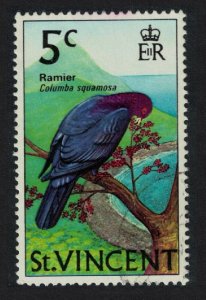 St. Vincent Red-necked Pigeon Bird 'Ramier' 5c. 1985 Canc SG#290