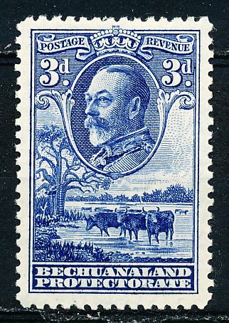 Bechuanaland Protectorate #108 Single MH