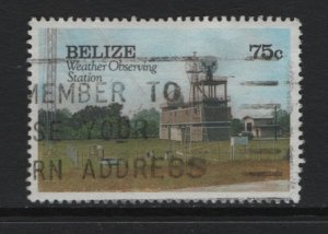 Belize   #972  used   1991  weather observation  75c
