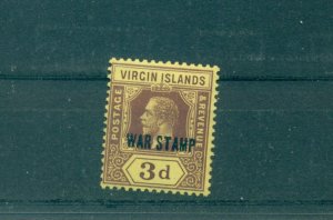 Virgin Is. - Sc# MR2. 1916 3p War Tax. MNH $7.00+.