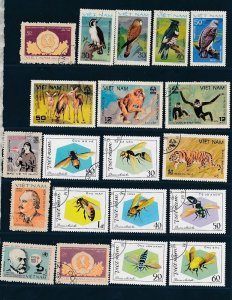 D393329 Vietnam Nice selection of VFU Used stamps