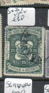 NORTH BORNEO 25C    ARMS SG 81    VFU   P0507H