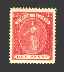 British Virgin Islands - SG# 32 MH/ wmk crown CA  -  Lot 1119318