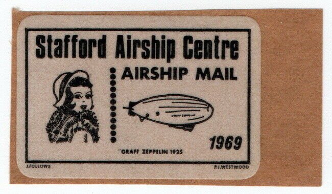 (I.B) Cinderella Collection : Stafford Airship Centre (Airship Mail)