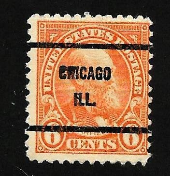 United States 1923 - PC > Chicago ILL. - Scott #587 *