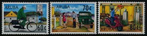 Aruba 144-6 MNH Mailman, Bicycle, Motor Scooter
