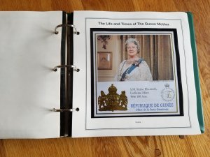 3 Albums Souvenir Sheets; Danna, Queen Elizabeth, Prince Charles and More