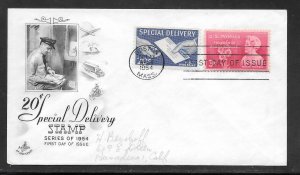 Just Fun Cover #E20 FDC Special Delivery ArtCraft Cachet (A1040)