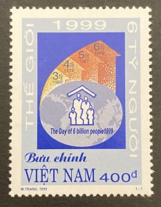 Vietnam 1999 #2915, 6 Billion Person Birth, MNH.