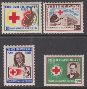 Guatemala C219-C222 Red Cross MNH VF