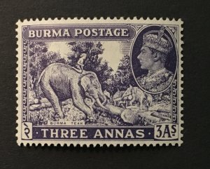 Burma Sc. #58, mint hinged