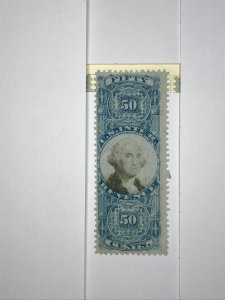 Scott #R115 1871 50 cent internal revenue service stamp