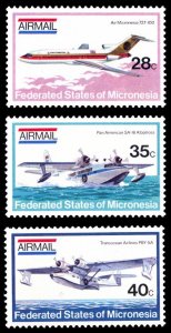 Micronesia 1984 Scott #C1-C3 Mint Never Hinged