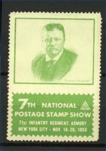 USA1955 New York National Stamp Show Label