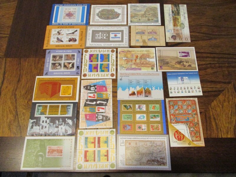 Israel Souvenir Sheet Lot Mint Never Hinged- (KB8) WDWPhilatelic #2